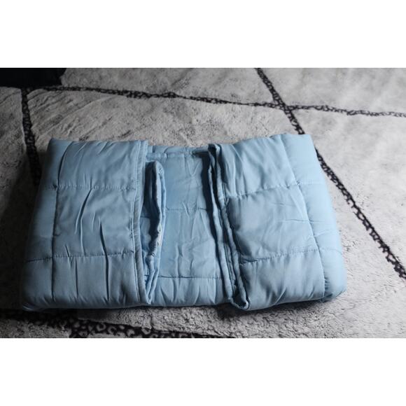 CuteKing Light Blue 5 Pound Weighted Blanket 36" x 48" in Package - Picture 5 of 8